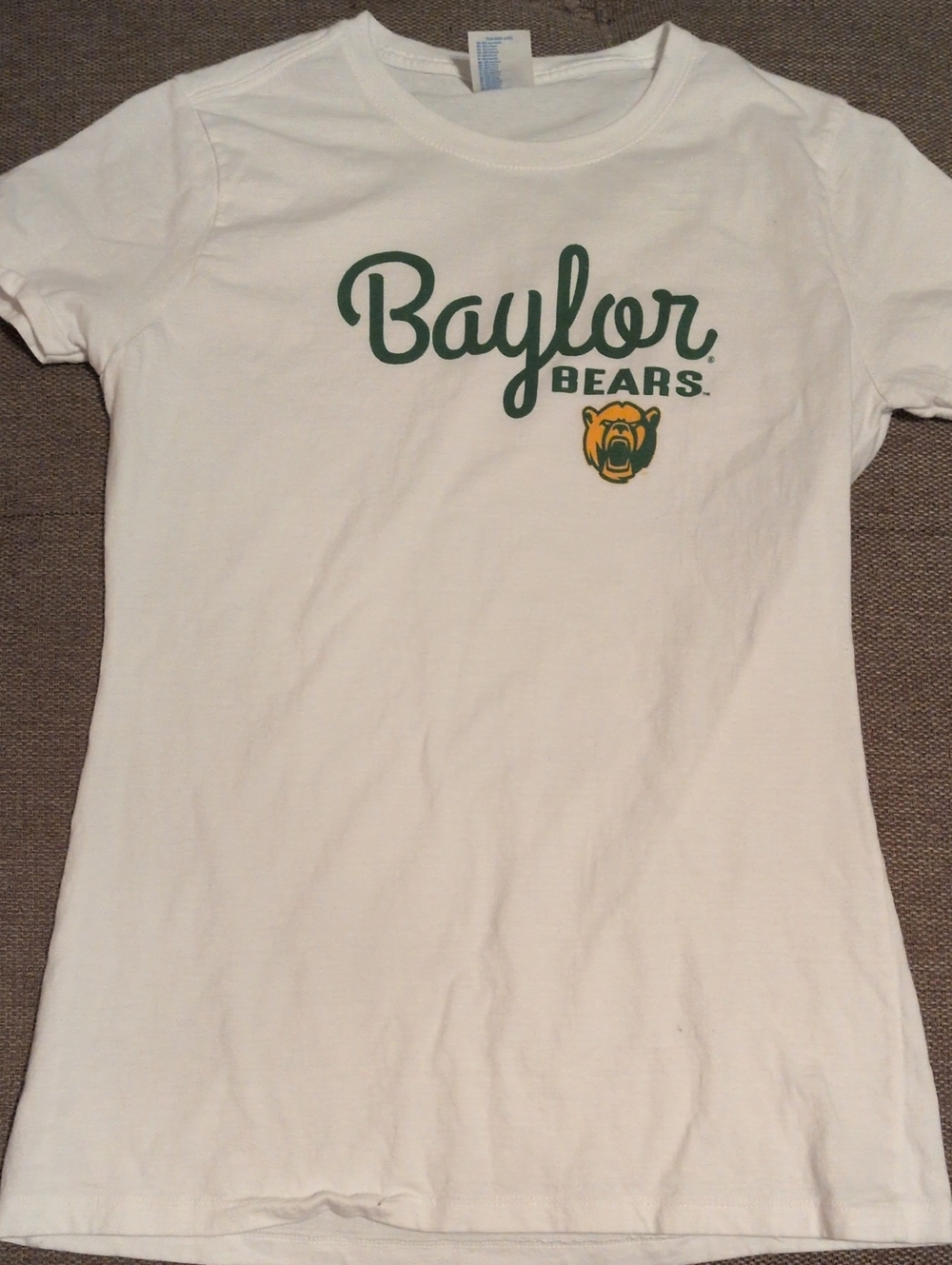 Baylor Bears White Kids Tee - University Logo Shirt